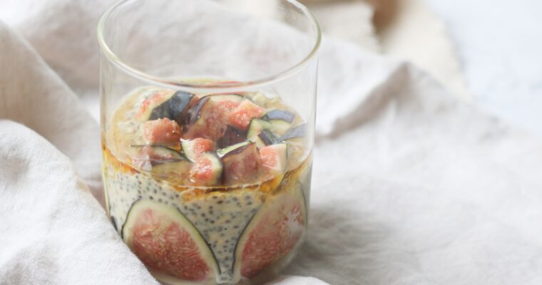 Fig and Maple Syrup Chia Pudding