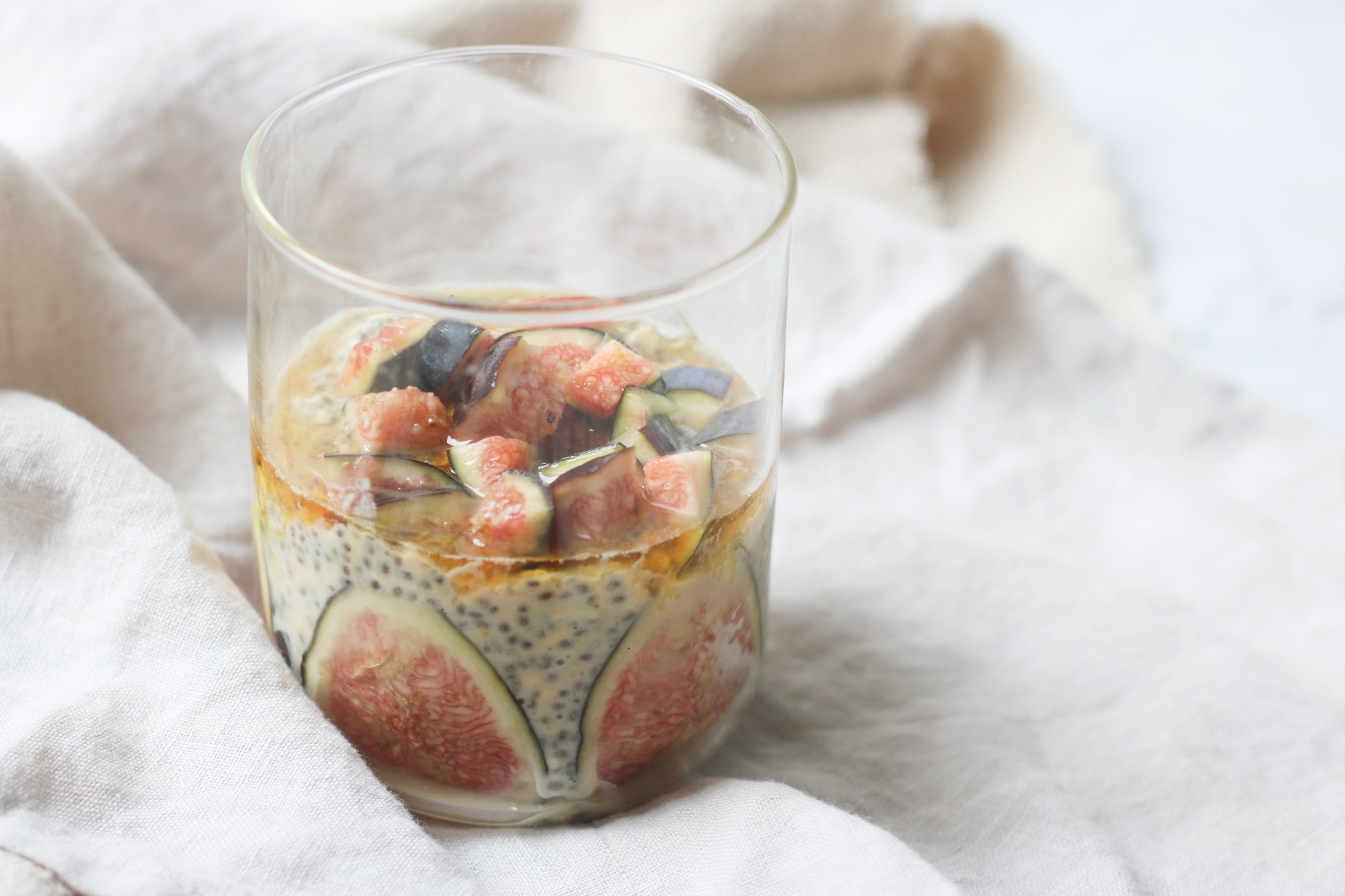 Fig and Maple Syrup Chia Pudding