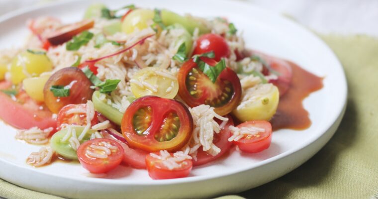 Heirloom Tomato and Rice Salad