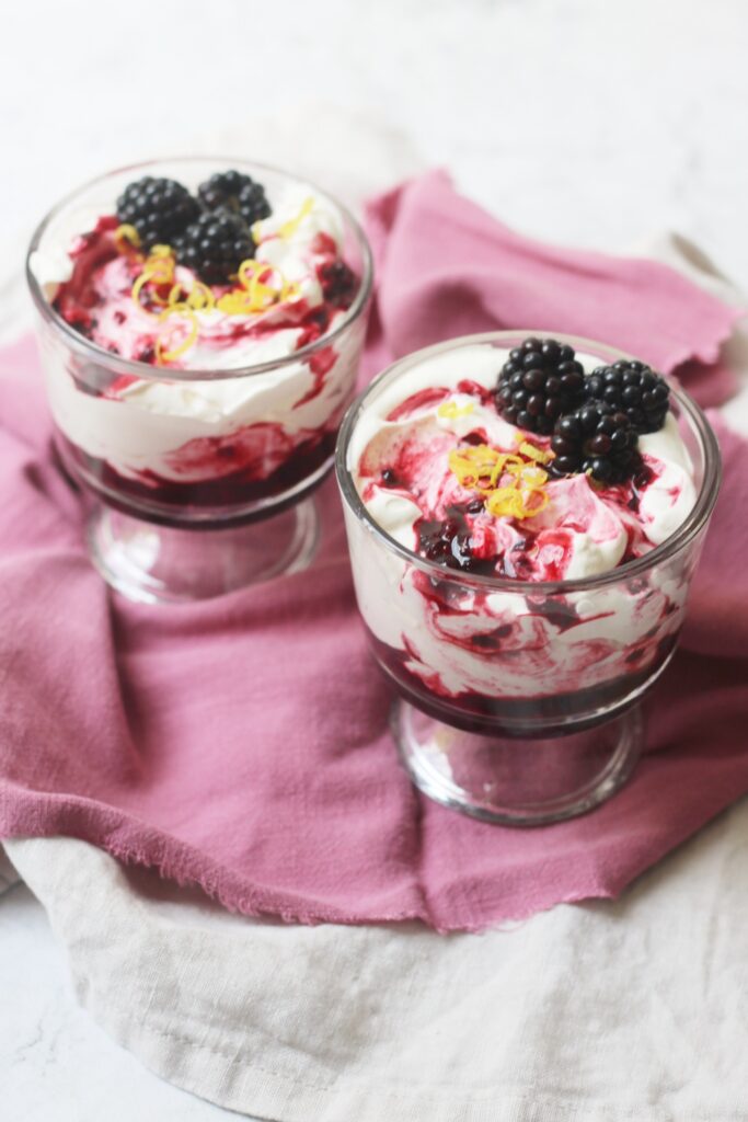 Vegan Blackberry Fool