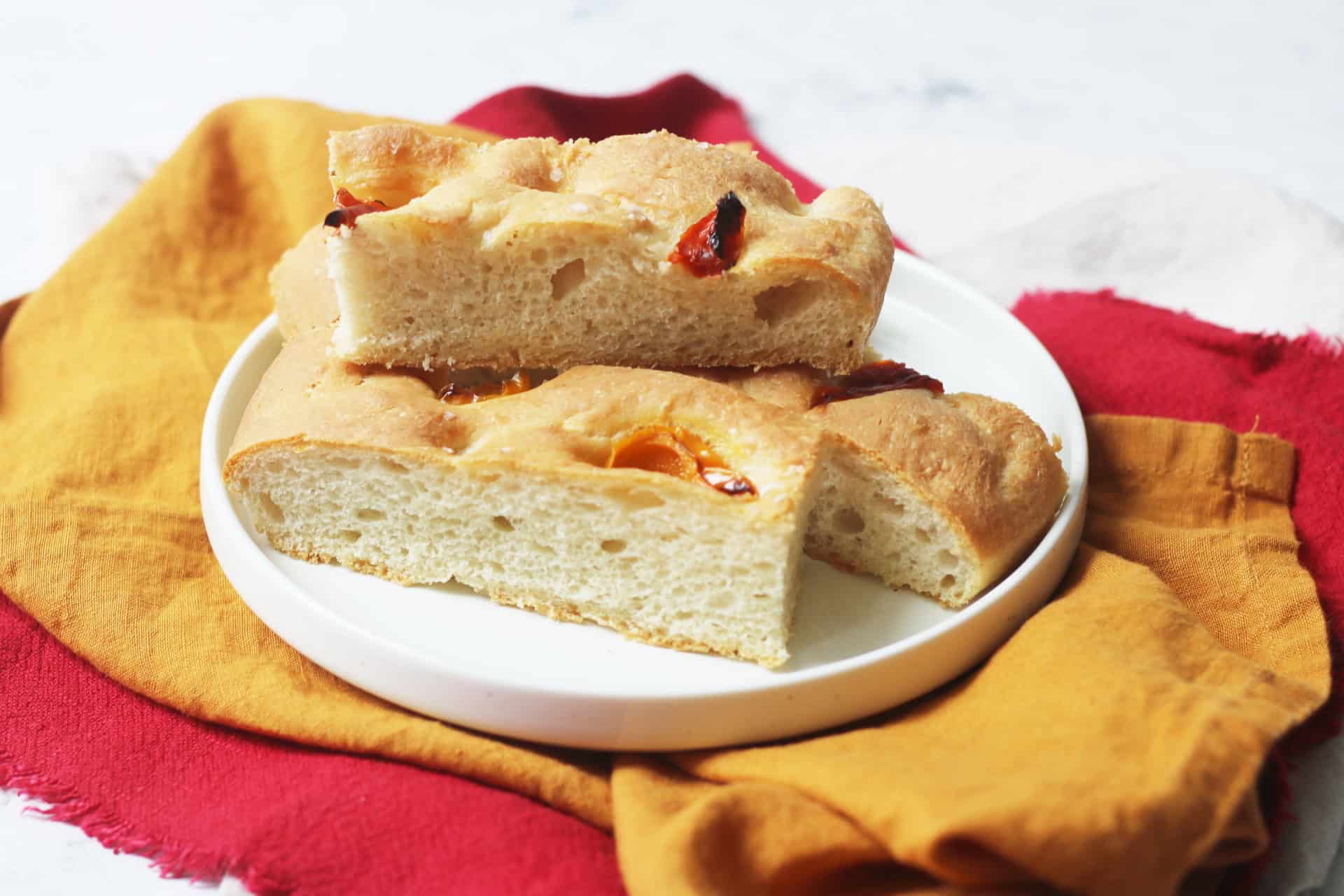 Roasted Pepper Focaccia