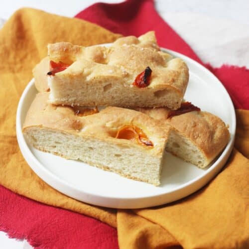 Roasted Pepper Focaccia