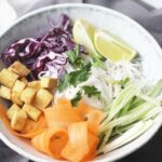 Rice Noodle Salad with Crispy Tofu