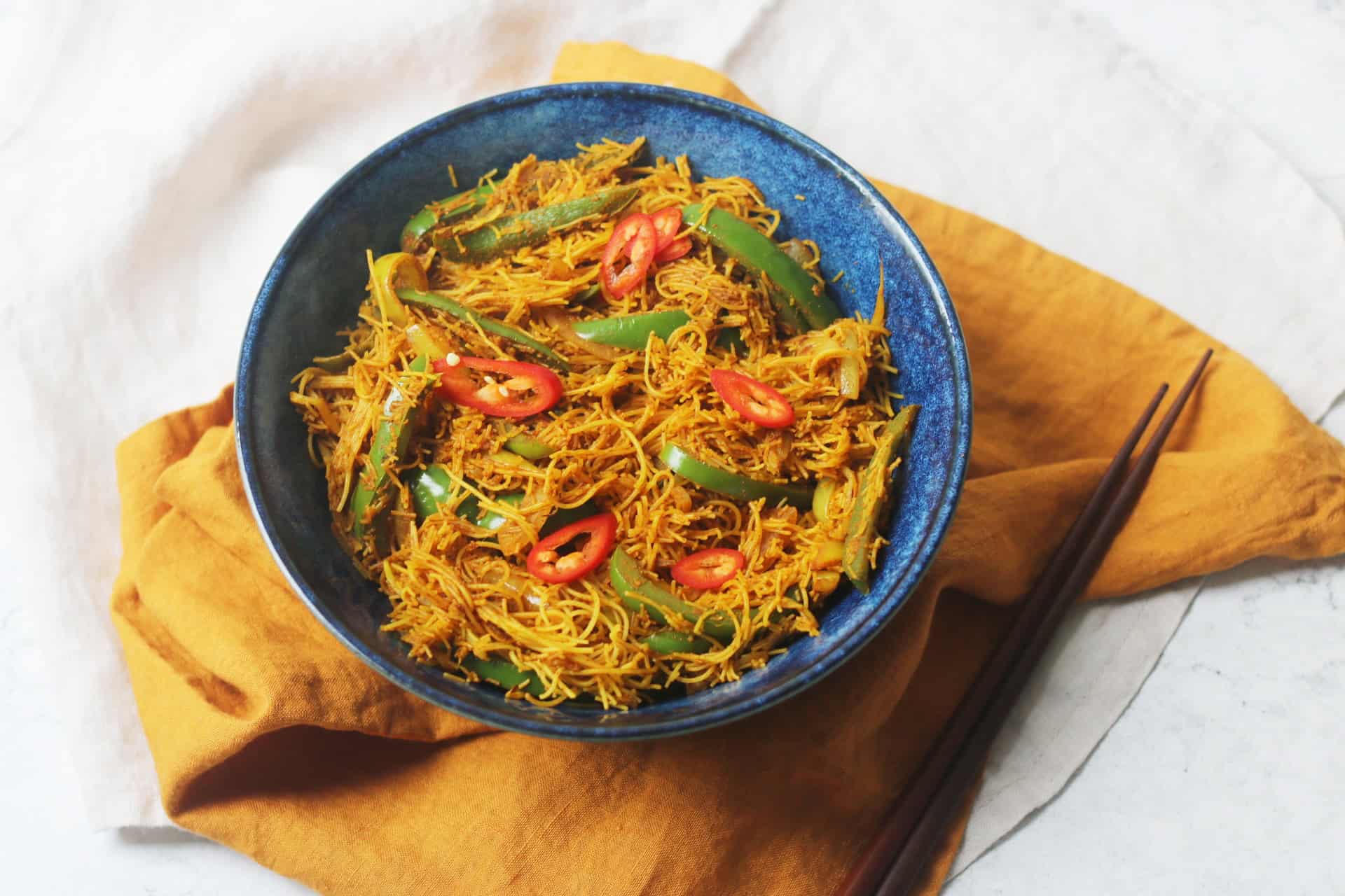 Vegan Singapore Noodles