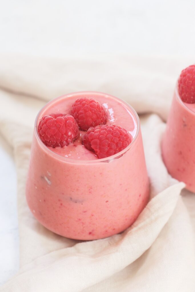 Peach and Raspberry Smoothie