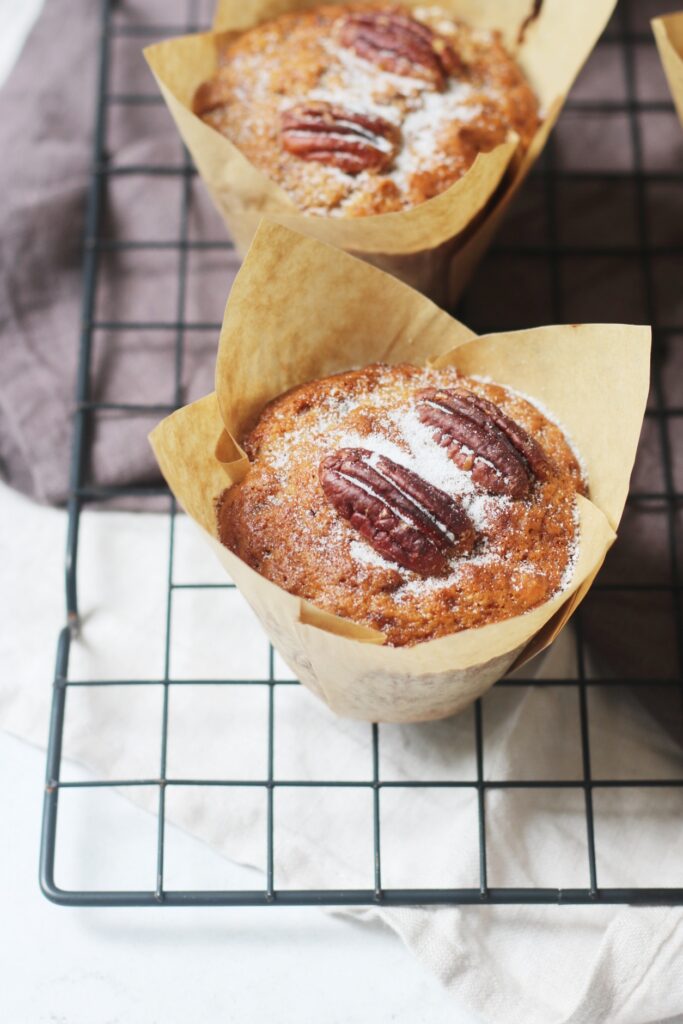 Vegan Banana and Pecan Muffins