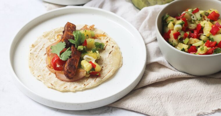 Crispy Tofu Fajitas