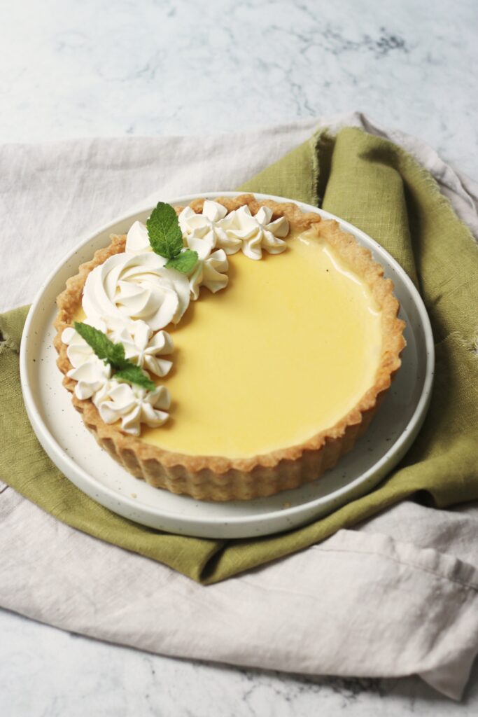 Vegan Tart au Citron - Vegan Lemon Tart