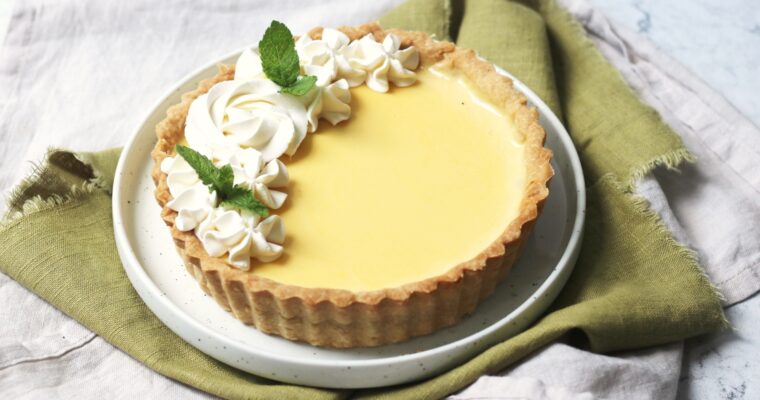 Vegan Tart au Citron (Vegan Lemon Tart)