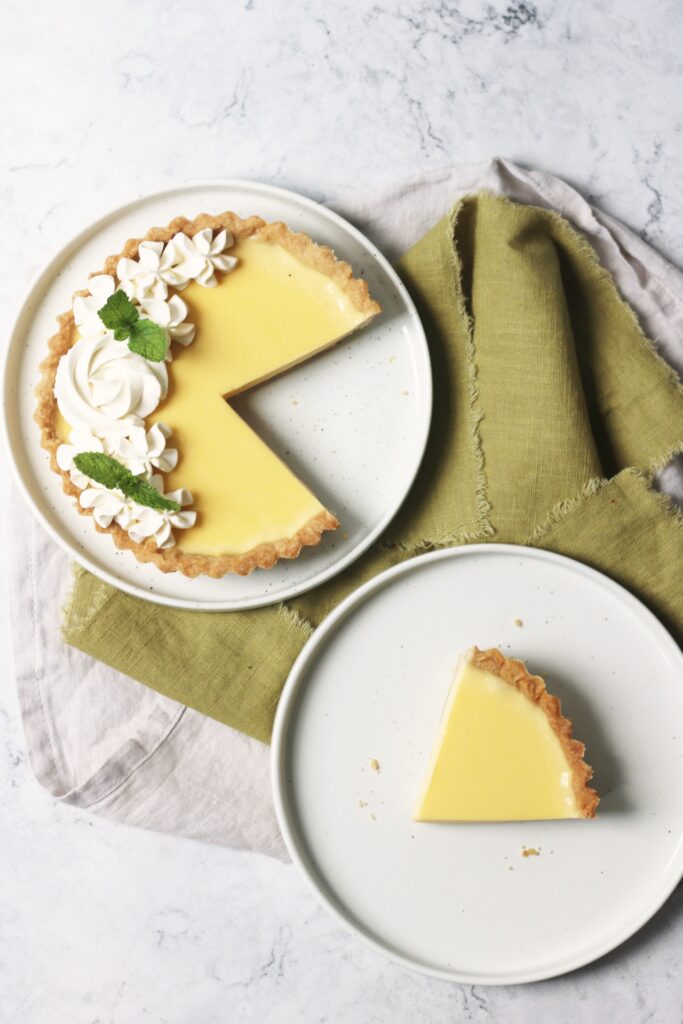 Vegan Tart au Citron - Vegan Lemon Tart