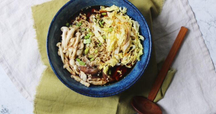 Vegan Mushroom Shoyu Ramen