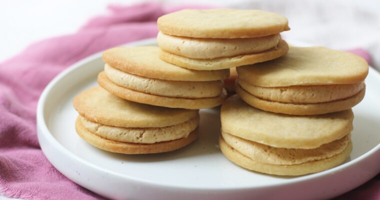 Vegan Peanut Butter and Blackcurrant Sandwich Cookies