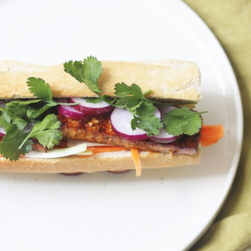 Vegan Tofu Banh Mi