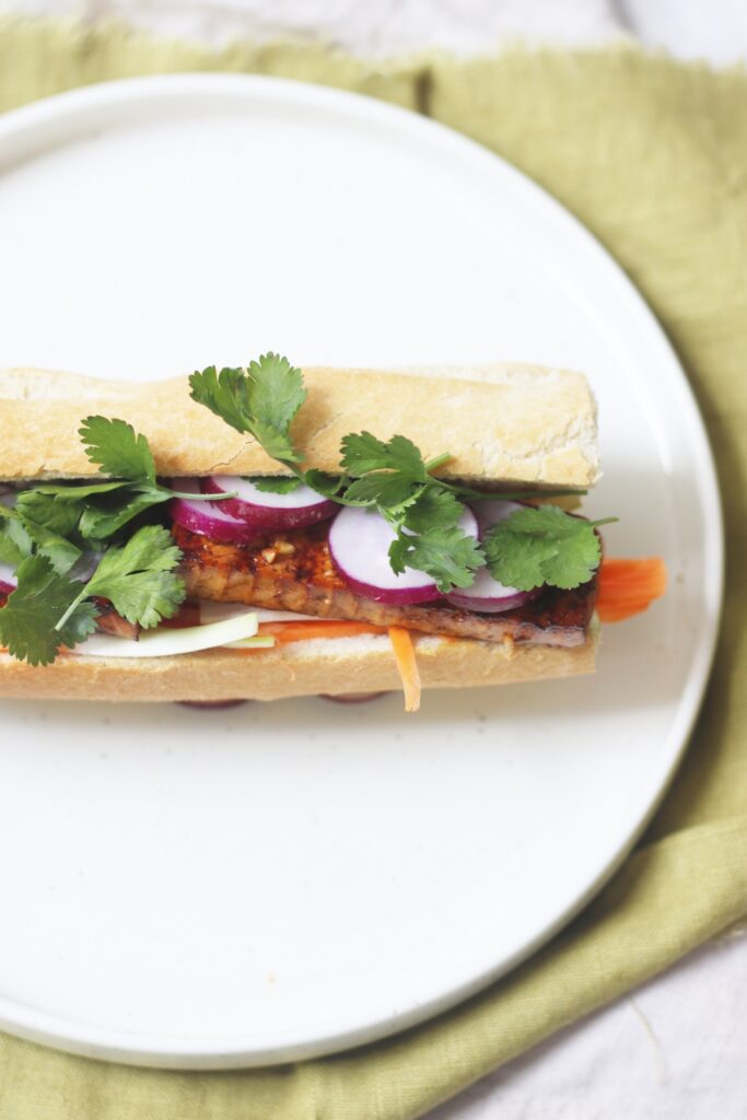 Vegan Tofu Banh Mi