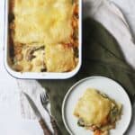 Mushroom Squash and Butter Bean Lasagne