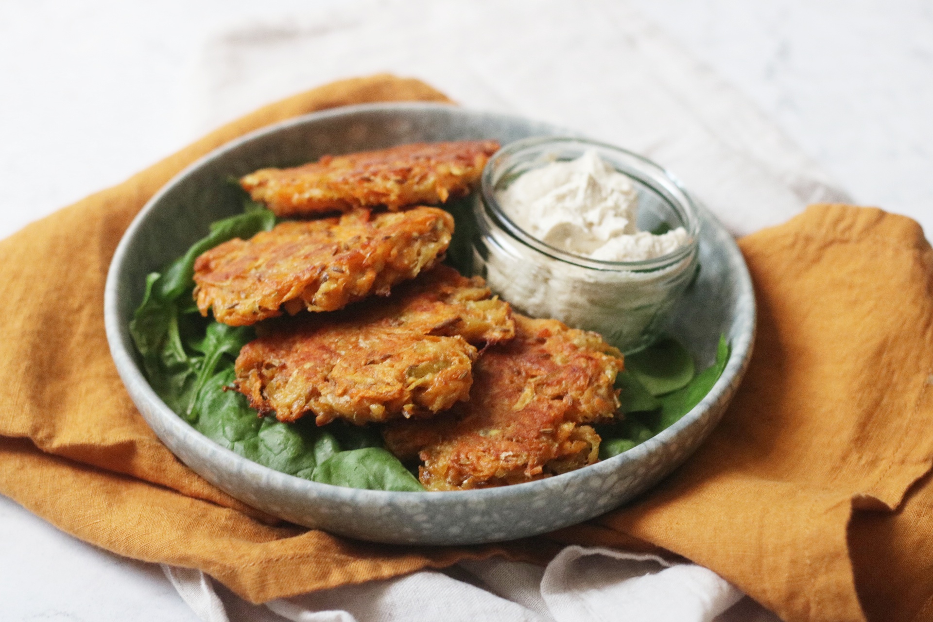 Vegan Carrot Fritters