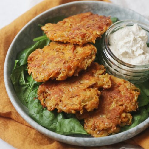 Vegan Carrot Fritters