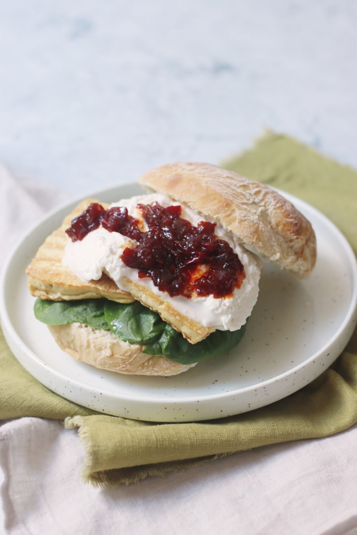 Vegan Cheese and Chilli Jam Sandwich - Supper in the Suburbs