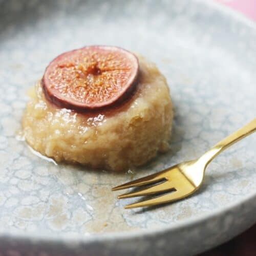 Individual Vegan Steamed Fig Puddings