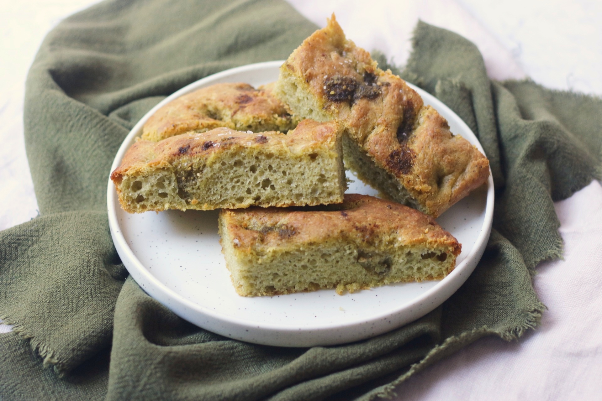 Vegan Pesto Focaccia