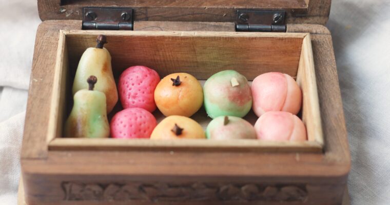 Homemade Marzipan Fruits