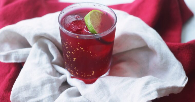 Cranberry Caipirinha