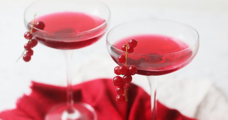 Redcurrant Cosmopolitan Cocktail