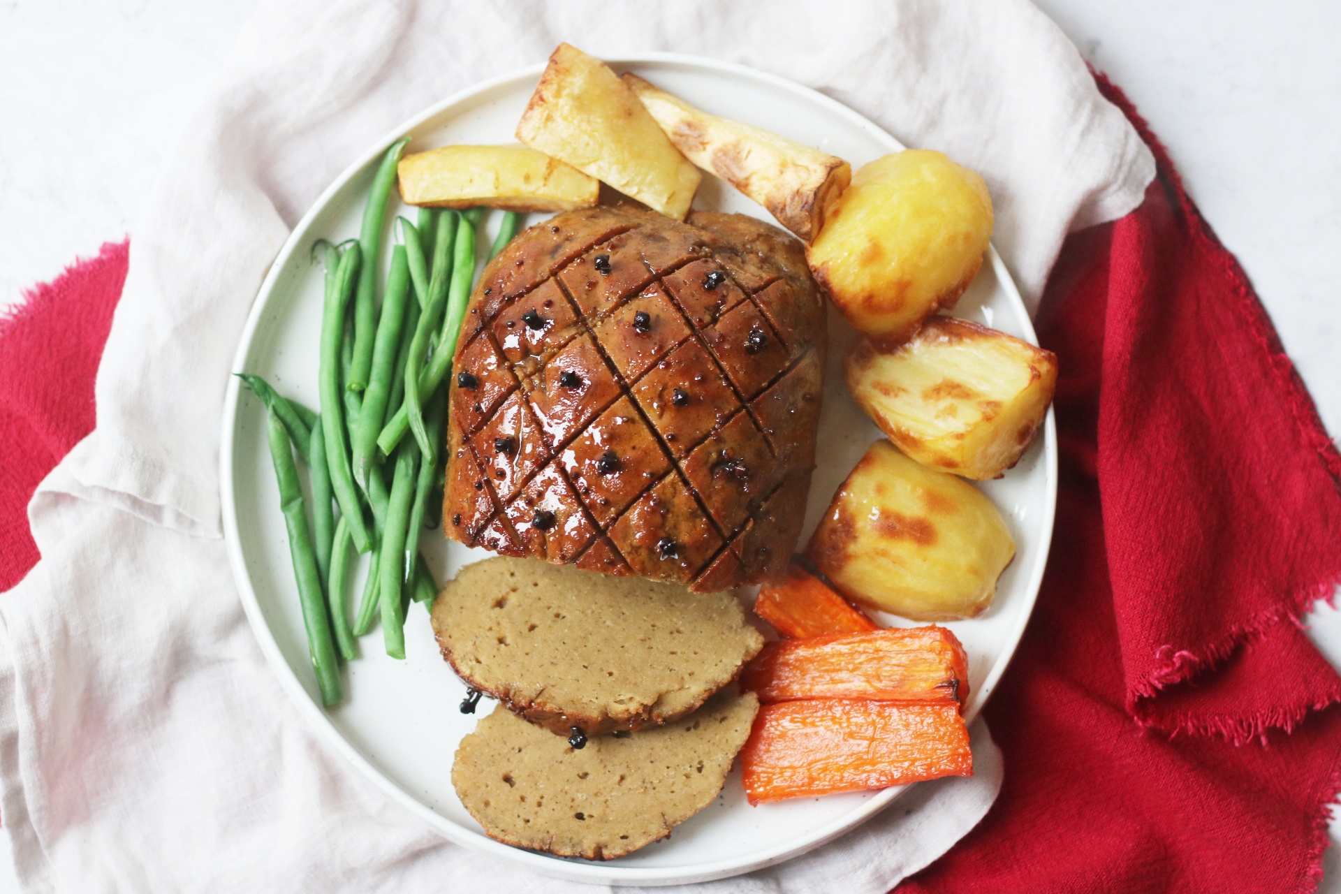 Vegan Seitan Roast “Ham”