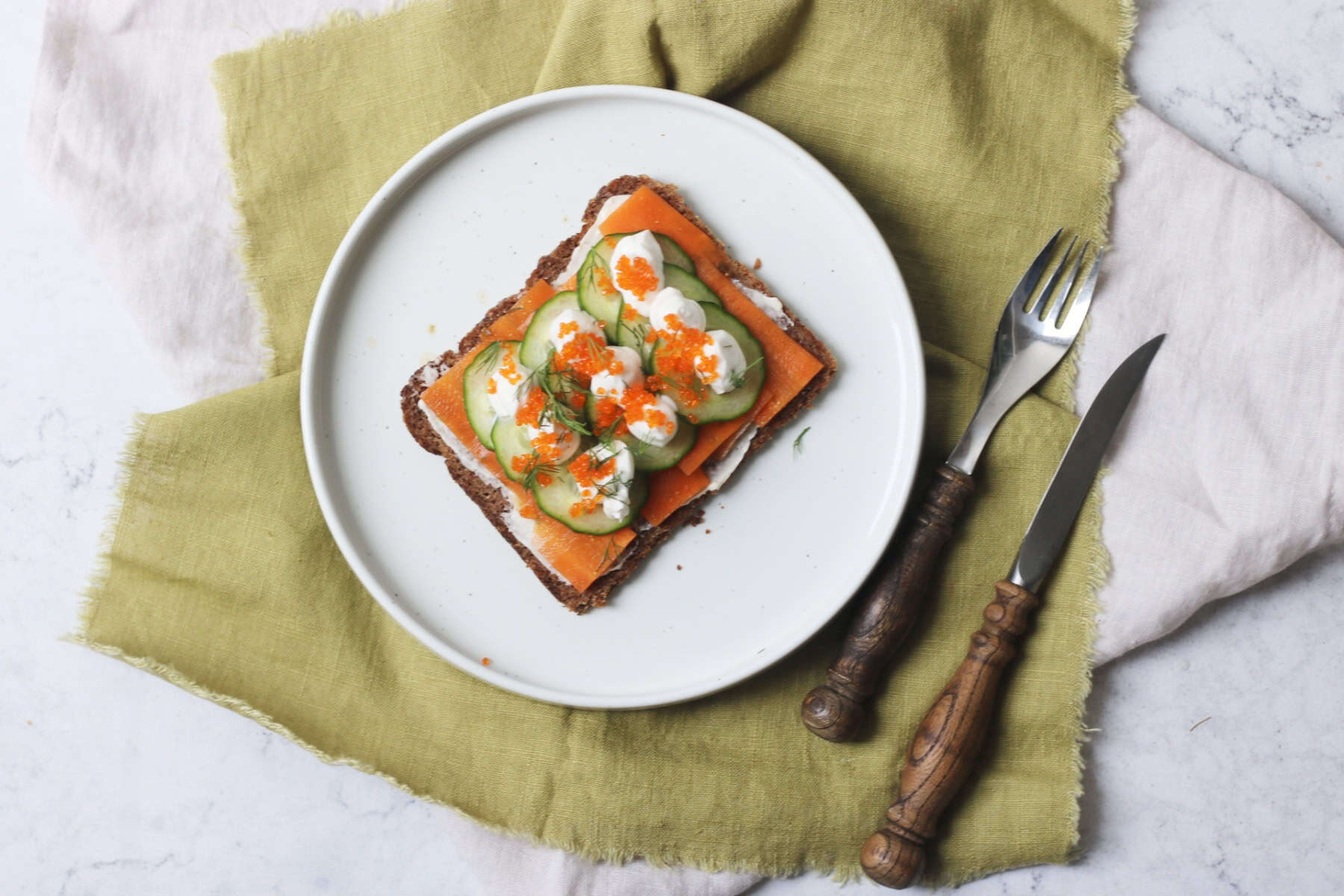 Vegan Smoked Salmon Smørrebrød