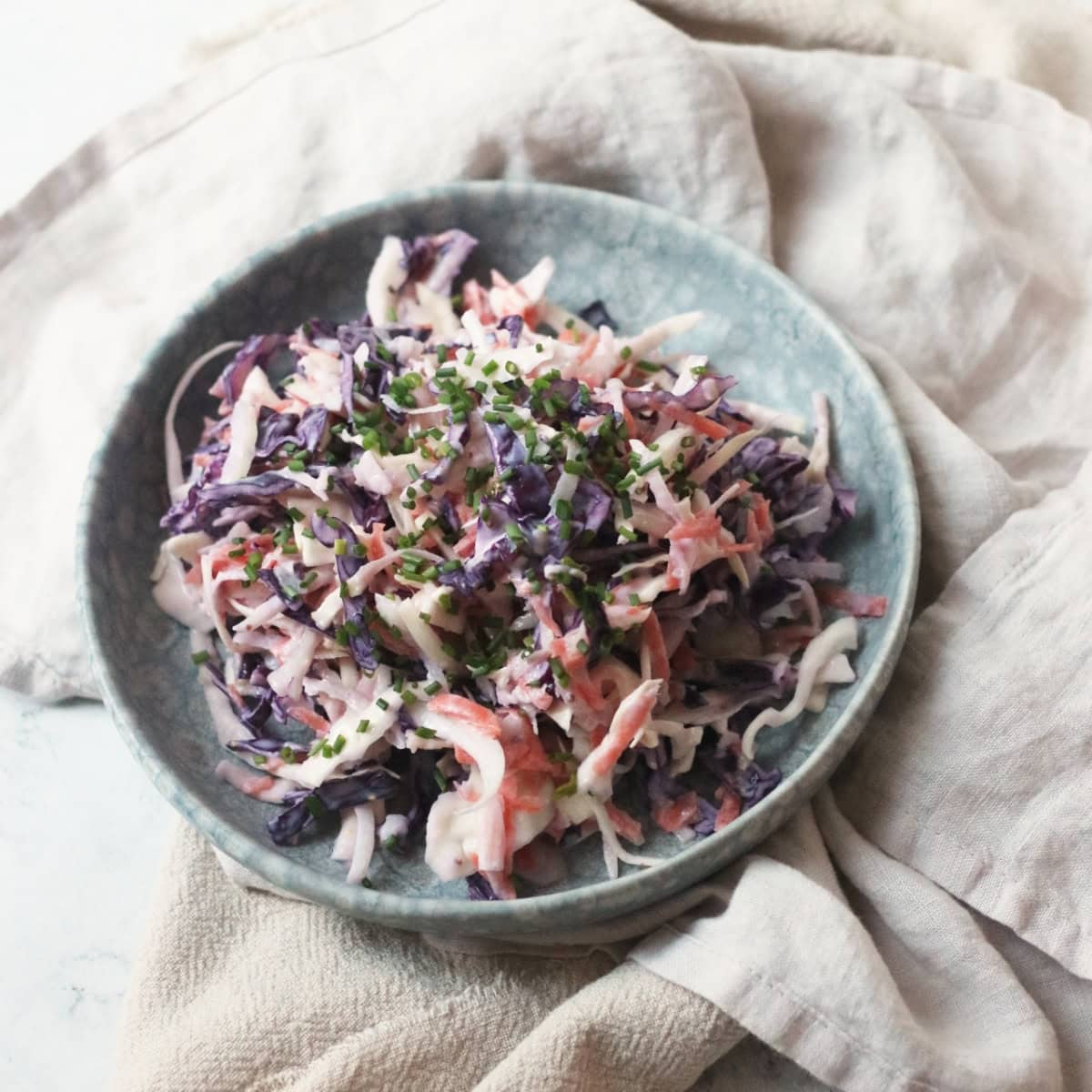 Vegan Kohlrabi Coleslaw – Supper in the Suburbs