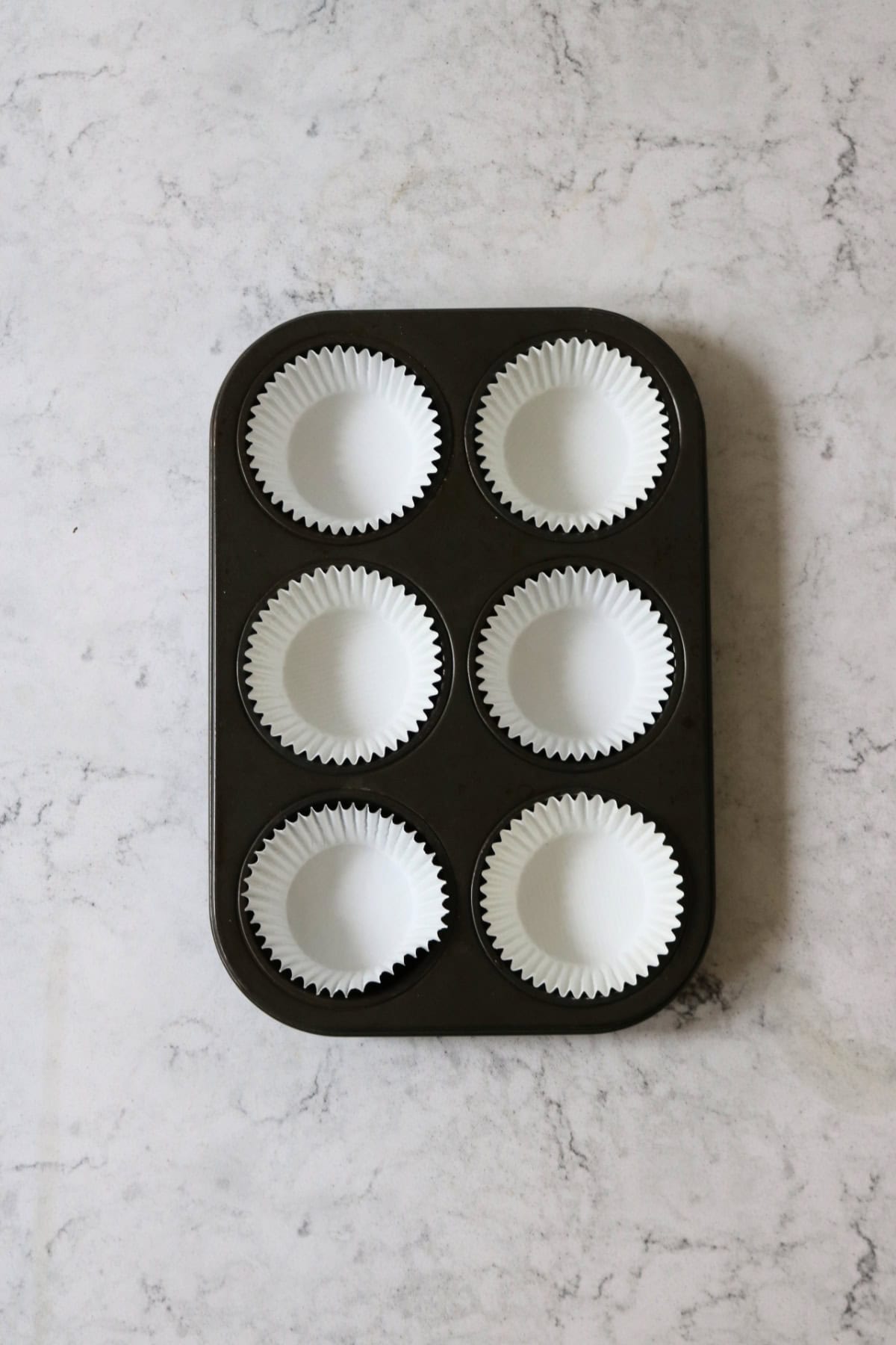 Lined cupcake tins